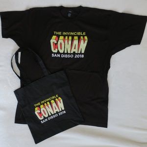 Conan O'Brien Comic-Con Tshirt & Bag
